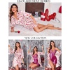 Ekouaer Women’s Satin Robe Kimono Bathrobe Short Ruffle Sleeve Silk Robes | Silky Soft Robes, Summer Lightweight Bath Robe, Ruffle 3/4 Sleeve Sleepwear, Short Bride Robe, Bridal Robe, Bridesmaid Robes(Love Rose)