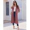 Ekouaer Zipper Robes for Women 3/4 Sleeve Bathrobe Lightweight House Coats | Zip-front,Two Pockets,Long Length,Contrast Piping Mumu Duster Moo Moo Nightgown Lounge Robe(Wine Red)