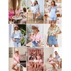 Ekouaer Womens Satin Pajama Set Short Sleeve Sleepwear Button Down Pjs | Silky Smooth Satin, Soft Top and Shorts, Bridal Getting Ready Outfit, 2 Piece Loungewear Set for Daily Sleep, Wedding Party(Rose Red)