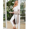 Thermal Underwear for Women Long Johns Base Layer Pajama Sets Cold Weather | Thermal clothes for women, soft stretchy feel, base layering, home lounging, sleep, daily wear, outdoor use, winter wear(Pure White)
