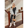 Thermal Underwear for Women Long Johns Base Layer Pajama Sets Cold Weather | Thermal clothes for women, soft stretchy feel, base layering, home lounging, sleep, daily wear, outdoor use, winter wear(Black/Black/Deep Grey)