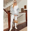 Thermal Underwear for Women Long Johns Base Layer Pajama Sets Cold Weather | Thermal clothes for women, soft stretchy feel, base layering, home lounging, sleep, daily wear, outdoor use, winter wear(Pure White)