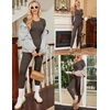 Thermal Underwear for Women Long Johns Base Layer Pajama Sets Cold Weather | Thermal clothes for women, soft stretchy feel, base layering, home lounging, sleep, daily wear, outdoor use, winter wear(Deep Brown)