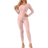 Thermal Underwear for Women Long Johns Base Layer Pajama Sets Cold Weather | Thermal clothes for women, soft stretchy feel, base layering, home lounging, sleep, daily wear, outdoor use, winter wear(Pink)