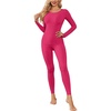 Thermal Underwear for Women Long Johns Base Layer Pajama Sets Cold Weather | Thermal clothes for women, soft stretchy feel, base layering, home lounging, sleep, daily wear, outdoor use, winter wear(Rose Red)