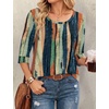 Ekouaer 3/4 Sleeve Womens Tops Scoop Neck T Shirts 2026 Casual Basic Tees | Casual Tops,Cute Basic Tops Vacation Outfits,Comfy Basic Tees,Loose Fit Tops For All-Season Daily Wear,available in S-3XL(Multicolor-cx289)