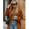 Ekouaer Womens Turtleneck Shirts Long Sleeve Lightweight Fitted Thermal | Mock Neck, Soft Base Layer Tops, Underwear Stretchy Fit, Buttery Soft Undershirts, Fashion Winter Clothes(Light Brown)