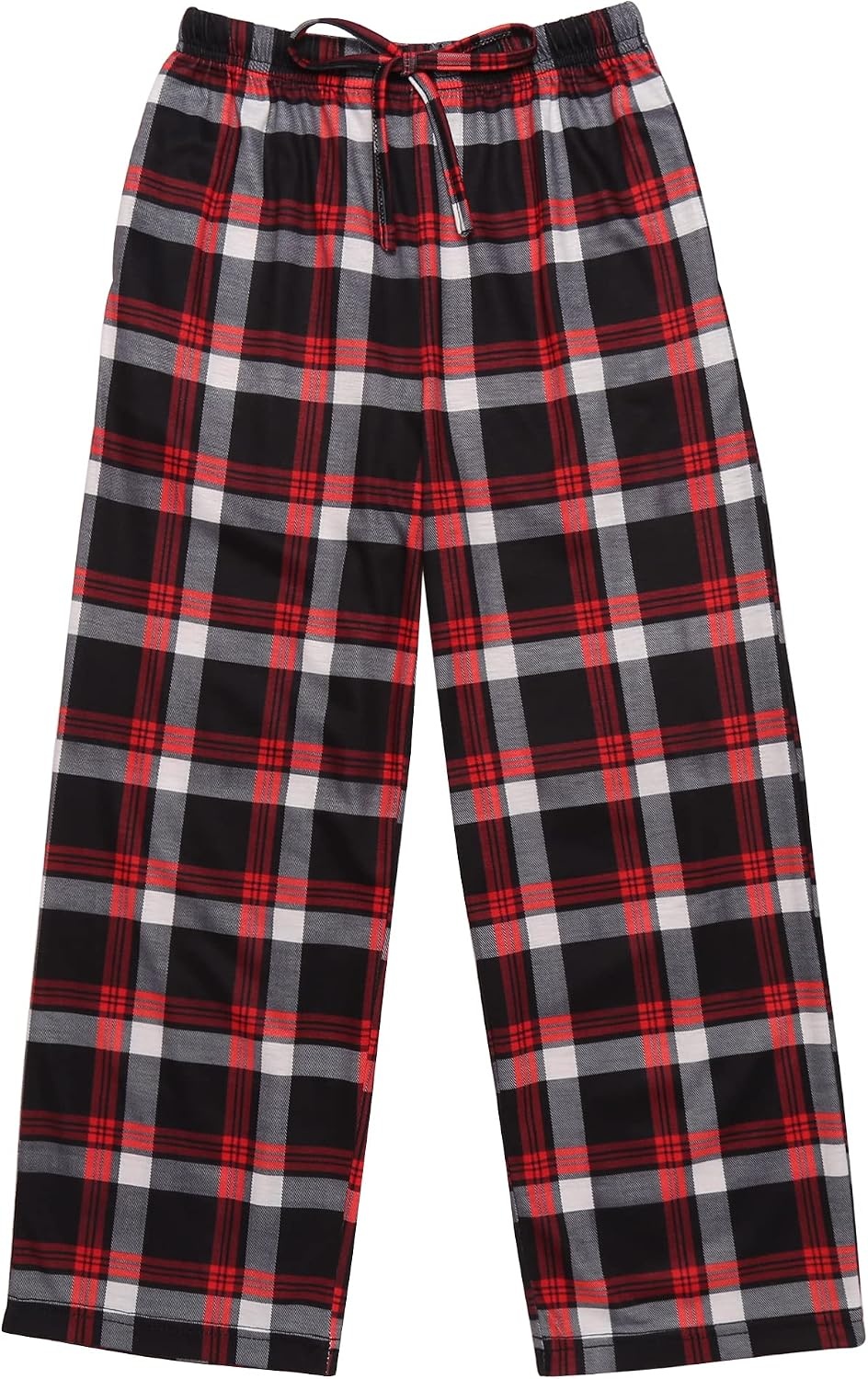 image:imageEkouaer Boys Pajama Pants Plaid Bottoms Comfy Elastic Waist Pjs Bottoms Safe and skinfriendly fabric elastic waistband and trendy pattern boys lounge pants ideal for Gifts and Daily WearAyarn Dyed Lattice2