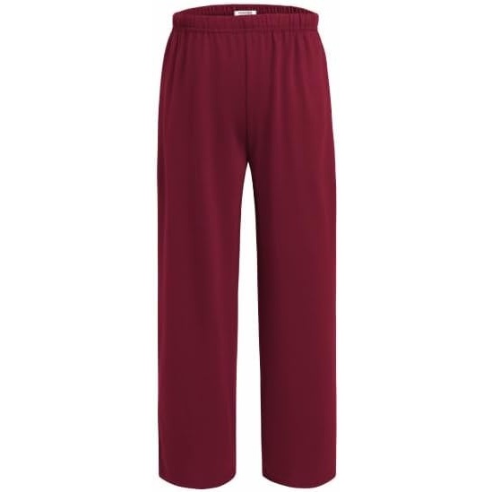 image:imageEkouaer Boys Pajama Pants Plaid Bottoms Comfy Elastic Waist Pjs Bottoms Safe and skinfriendly fabric elastic waistband and trendy pattern boys lounge pants ideal for Gifts and Daily WearPure Wine Red
