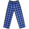 Ekouaer Boys Pajama Pants Plaid Bottoms Comfy Elastic Waist Pjs Bottoms | Safe and skin-friendly fabric, elastic waistband and trendy pattern boy’s lounge pants, ideal for Gifts and Daily Wear(Yarn Dyed Lattice13)