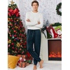 Ekouaer Mens Pajama Pants Jogger Comfy Loungewear with Pockets Drawstring | Lightweight sleep pants pockets, soft after washes, drawstring adjusts, ankle cuffs, great gift, Roomy without being sloppy(2 Pack-green+blue Plaid)