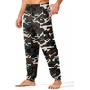 Ekouaer Mens Pajama Pants Jogger Comfy Loungewear with Pockets Drawstring | Lightweight sleep pants pockets, soft after washes, drawstring adjusts, ankle cuffs, great gift, Roomy without being sloppy(Camouflagel)