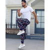 Ekouaer Mens Pajama Pants Jogger Comfy Loungewear with Pockets Drawstring | Lightweight sleep pants pockets, soft after washes, drawstring adjusts, ankle cuffs, great gift, Roomy without being sloppy(American Football)
