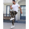 Ekouaer Mens Pajama Pants Jogger Comfy Loungewear with Pockets Drawstring | Lightweight sleep pants pockets, soft after washes, drawstring adjusts, ankle cuffs, great gift, Roomy without being sloppy(Camouflagel)