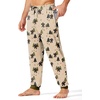 Ekouaer Mens Pajama Pants Jogger Comfy Loungewear with Pockets Drawstring | Lightweight sleep pants pockets, soft after washes, drawstring adjusts, ankle cuffs, great gift, Roomy without being sloppy(Forest Bigfoot)