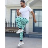 Ekouaer Mens Pajama Pants Jogger Comfy Loungewear with Pockets Drawstring | Lightweight sleep pants pockets, soft after washes, drawstring adjusts, ankle cuffs, great gift, Roomy without being sloppy(Coastal Shark)