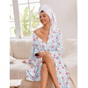 Ekouaer Kimono Robes for Women Long Lightweight Knit Soft Bathrobe | Long Sleepwear, Casual Ladies Loungewear, Shawl, Soft Lightweight Fabric, Valentine’s Day, Bridal Party(Pink Leopard)