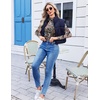 Ekouaer Womens Mesh Long Sleeve Tops Fall Fashion Mock Neck Slim Fit Shirts | Mock Turtleneck, Floral Pattern, Sheer Tulle, Night Out Clothes, Stretchy See Though Outfits, Sexy Thermal Blouses(Floral Fierce)