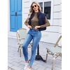 Ekouaer Womens Mesh Long Sleeve Tops Fall Fashion Mock Neck Slim Fit Shirts | Mock Turtleneck, Floral Pattern, Sheer Tulle, Night Out Clothes, Stretchy See Though Outfits, Sexy Thermal Blouses(Leopard Print)