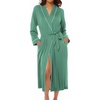 Ekouaer Kimono Robes for Women Long Lightweight Knit Soft Bathrobe | Long Sleepwear, Casual Ladies Loungewear, Shawl, Soft Lightweight Fabric, Valentine’s Day, Bridal Party(Celadon Green)