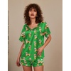 Ekouaer Silk Pajama for Women Short Sleeve Satin Pj Set Two Piece XS-XXL | loungewear or daily wear,Valentine’s Day, Bridal Party, Honeymoon Vacation and Anniversaries Gift ,walking,enjoying coffee(Tiger & Polka Dots)