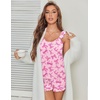 Ekouaer Pajama for Women Set 2 Piece Ruffle Cami Top and Shorts Pjs | Soft Sleepwear, Lightweight Sexy Sleep Pj for Lounging, Date Nights, Honeymoon, Bridal Preparation, Holidays, or Wedding Day(Pink-bow)