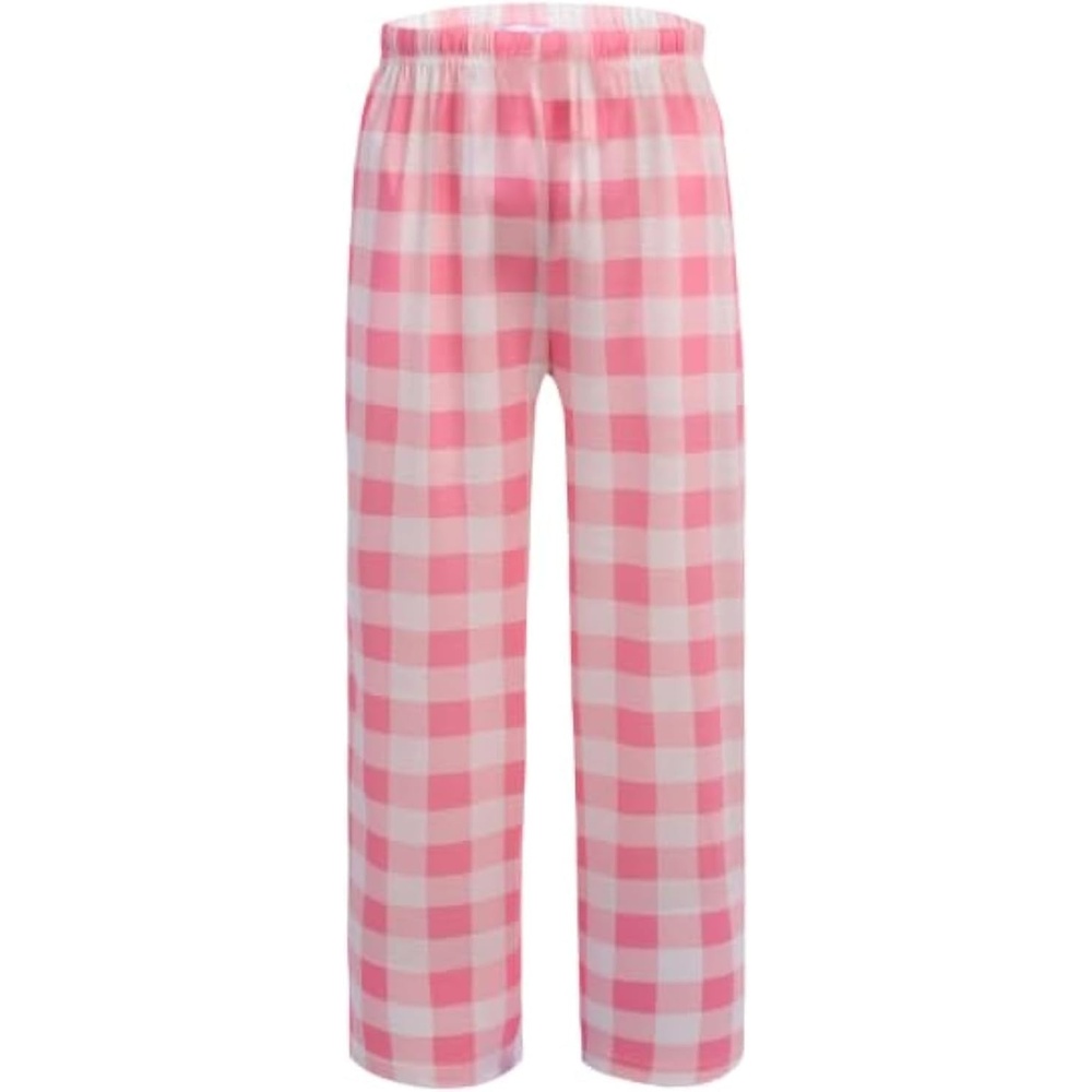 image:imageEkouaer Boys Pajama Pants Plaid Bottoms Comfy Elastic Waist Pjs BottomsPattern3