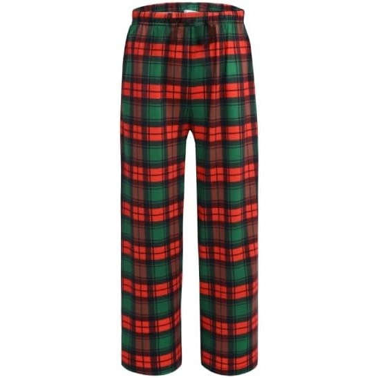 image:imageEkouaer Boys Pajama Pants Plaid Bottoms Comfy Elastic Waist Pjs BottomsPattern5