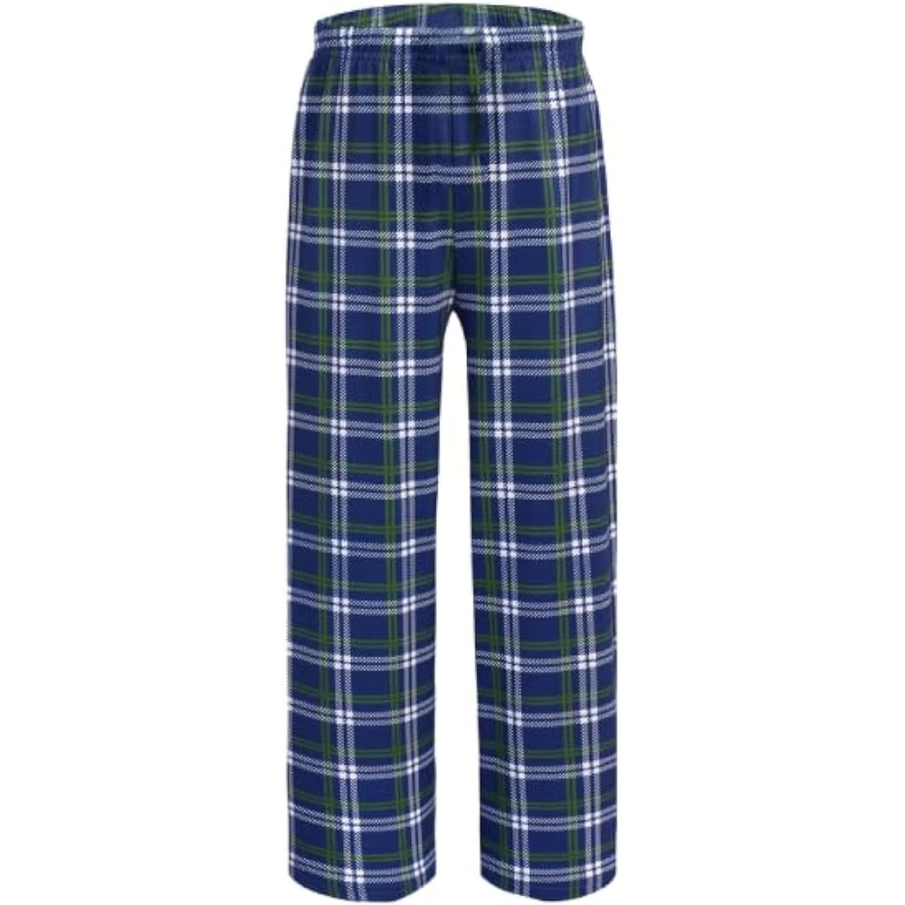 image:imageEkouaer Boys Pajama Pants Plaid Bottoms Comfy Elastic Waist Pjs BottomsYarn Dyed Lattice12