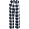 Ekouaer Boys Pajama Pants Plaid Bottoms Comfy Elastic Waist Pjs Bottoms(A-yarn Dyed Lattice16-black)