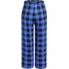 Ekouaer Boys Pajama Pants Plaid Bottoms Comfy Elastic Waist Pjs Bottoms(Yarn Dyed Lattice13)