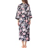 Ekouaer Robes for Women Zipper Robe 3/4 Sleeves Housecoat with Pockets(Style 1-pat4)