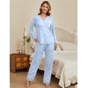 Ekouaer Womens Pajamas Sets 2 Piece PJs Long Sleeve Sleepwear Loungewear(Curvy)
