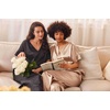 Ekouaer Women’s Satin Silky Pajama Set 2 Piece V Neck Silk Pjs with Pocket(Khaki)