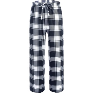 Ekouaer Boys Pajama Pants Plaid Bottoms Comfy Elastic Waist Pjs Bottoms(A-yarn Dyed Lattice16-black)