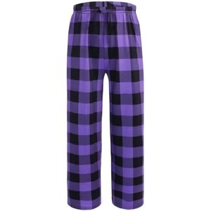 Ekouaer Boys Pajama Pants Plaid Bottoms Comfy Elastic Waist Pjs Bottoms(Pattern6)