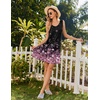 Ekouaer Nightgowns for Women Sleeveless Sleep Shirt Tank V Neck Night Gown(Cherry Blossoms)