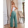 Ekouaer Pajama Pants Women 2026 Soft Pj Bottom Wide Leg Lounge Sleep Pants(Green)