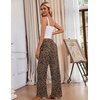 Ekouaer Pajama Pants Women 2026 Soft Pj Bottom Wide Leg Lounge Sleep Pants(Leopard)