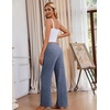 Ekouaer Pajama Pants Women 2026 Soft Pj Bottom Wide Leg Lounge Sleep Pants(Navy)