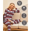 Ekouaer Thermal Underwear for Women Long Johns Sets Lightweight Base Layer(Deer White)