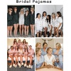 Ekouaer Womens Satin Pajama Set Silk Pj Short Sets 2 Piece Loungewear S-5XL(Ice Green)