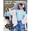 Turtleneck Tops for Women Long Sleeve Mock Neck Shirts Undershirts 3 Pack(Black/White/Light Blue)
