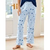 Ekouaer Pajama Sets for Women 2 Piece Short Sleeve Pj V Neck Chest Pocket(Blue-navy Star)