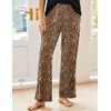 Ekouaer Pajama Sets for Women 2 Piece Short Sleeve Pj V Neck Chest Pocket(Leopard Brown)