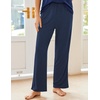 Ekouaer Pajama Sets for Women 2 Piece Short Sleeve Pj V Neck Chest Pocket(Navy Dots)