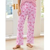 Ekouaer Pajama Sets for Women 2 Piece Short Sleeve Pj V Neck Chest Pocket(Pink Bow Tie)