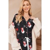 Ekouaer Women’s Pajamas Long Sleeve Loungewear Casual Button Down Pjs(Christmas Pattern2)