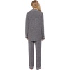 Ekouaer Women’s Pajamas Long Sleeve Loungewear Casual Button Down Pjs(Flower Grey)