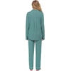 Ekouaer Women’s Pajamas Long Sleeve Loungewear Casual Button Down Pjs(Green)